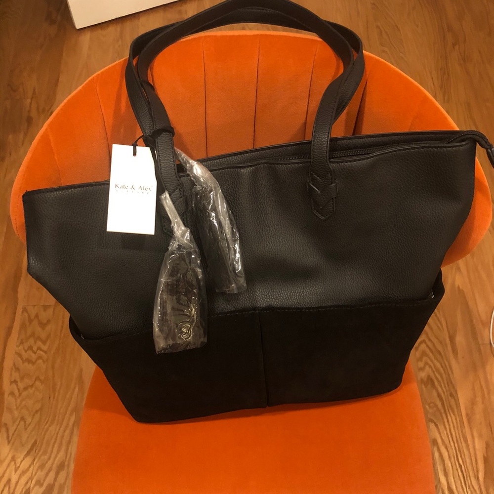 Kate & Alex tote with suede details